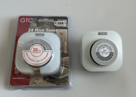 GTC Indoor 24-Hour Timer Up To 48 Daily On/Off Settings Lot Of Two - £11.17 GBP