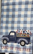 Long Tapestry Table Runner, 13&quot;x72&quot; TRUCK W/PATRIOTIC STARS, LAND OF THE... - £18.91 GBP