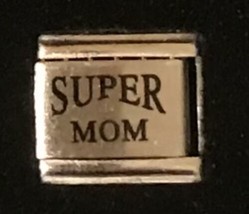 Super Mom Laser Italian Charm Link 9MM K47 - £9.21 GBP