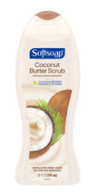 Softsoap Moisturizing Body Wash, Coconut Butter Scrub, 20 Ounce - £6.10 GBP