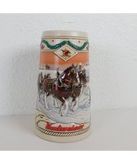 Budweiser 1996 Holiday Beer Stein American Homestead Clydesdale Mug Chri... - £9.20 GBP