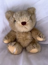Vintage 1985 Tan Gorham Teddy Bear Jointed 8&quot; Stuffed Animal Plush Toy P... - £9.47 GBP
