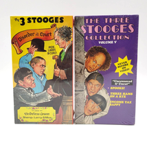 3 Three Stooges New Sealed VHS Lot Disorder in the Court Collection Vol. 5 - £11.67 GBP