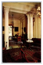 Shrewsbury House Drawiing Room Madison Indiana IN UNP Chrome Postcard U28 - $1.93