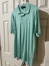 Polo Ralph Lauren Men’s Polo Shirt Custom Slim Fit GREEN SZ L $98.50 - $97.02