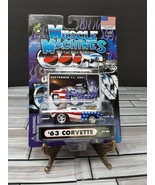 Muscle Machines 9/11/01 Red White Blue &#39;63 Corvette 01-94 - $17.54