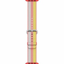 NEW GENUINE Apple Watch 38mm Woven Nylon Smart Replacement Band -Red MPW... - £23.18 GBP
