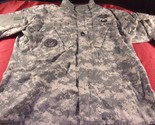 ACU DIGITAL ARMY COMBAT UNIFORM TACTICAL JACKET LARGE W/ COMBAT PATCHES ... - $40.49