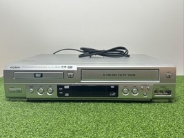 Sanyo DVW-6100 DVD-VCR Combo 4-HEAD HI-FI Vhs Recorder Tested Working No Remote - $67.52