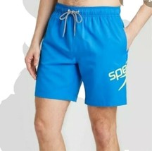 SPEEDO Men&#39;s 18&quot; Volley Swim Trunks  Med 2 Way Stretch  NWT UPF 50+ - £18.68 GBP