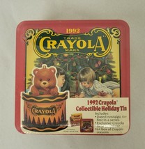 Vintage CRAYOLA CRAYONS 1992 Collectors CHRISTMAS TIN   64 Crayons W/ Or... - £9.52 GBP