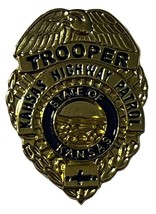 Kansas Highway Patrol Trooper Badge Hat Cap Lapel Pin PO-517 (6) - £4.98 GBP+