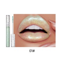 QIBEST Silky Glitter Lip Gloss Waterproof Long-lasting LipGLaze Nourishing  Glit - £28.37 GBP