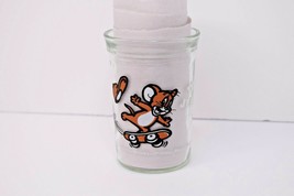 Vintage 1990 Welch&#39;s Tom &amp; Jerry Juice Jelly Glass Jerry Skateboarding 4&quot; Tall - £7.03 GBP
