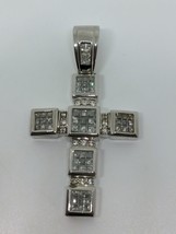 Large Sterling Silver 925 Christian Cross Pendant - £63.75 GBP