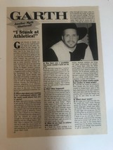 Garth Brooks Vintage Magazine Article 1 Page - £7.74 GBP