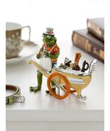 Keren Kopal Frog Ice Cream Seller Trinket  Box Decorated with Austrian C... - $148.50