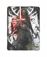 Star Wars The Force Awakens First Order Micro Raschel Throw Blanket - $16.99