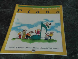 Alfred&#39;s Basic Piano Library Piano Theory Book Level 3 - £2.38 GBP
