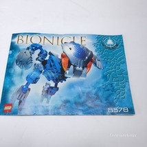 Original Lego Bionicle Gahlok-Kal 8578 Manual Instruction Book - $2.96