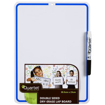 Quartet Double Sided Dry Erase Lap Board (305x230mm) - £17.29 GBP