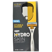 Schick Hydro Stubble Eraser Razor + 2 Refill Blades Skin Comfort Kit New - $9.40