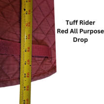 Tuffrider Red All Purpose English Riding Saddle Pad USED image 5