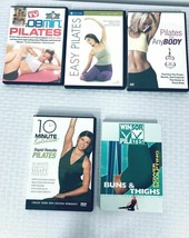 Pilates DVDs Lot of 5 10 Min Solution Rapid Results Winsor 8 min Easy Buns Thigh - £7.86 GBP