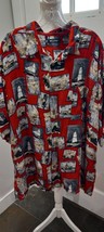 Puritan Men Short Sleeve Button Up Shirt Size 3XL Hawaiian Trucks Lighthouse - £12.52 GBP