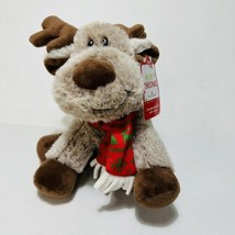 Reindeer Plush Stuffed Animal - Super Soft - Christmas American Greetings - £13.39 GBP