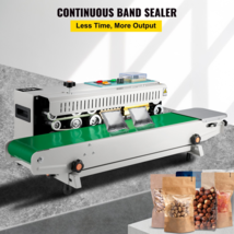 Continuous Band Sealer, Automatic 110V Horizontal Sealing Machine, PVC Bag Film - £174.76 GBP