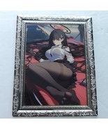 Rio Tsukatsuki Waifu Anime Girl Trading Card SIlver Heavy Metal 3&quot; x 4&quot; - $397.62 MXN