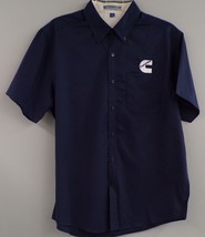 Cummins Mens Short Sleeve Button Down Easy Care Shirt Size L Brand New - £18.39 GBP