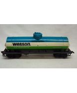 VINTAGE TYCO Electric TRAIN HO SCALE WESSON Oil Gas Tank Tanker Car Sing... - $282.14 MXN
