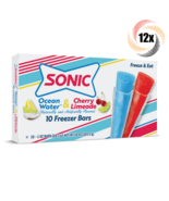 12x Packs Sonic Ocean Water &amp; Cherry Limeade Freezer Bars | 10 Per Pack ... - $47.33 CAD