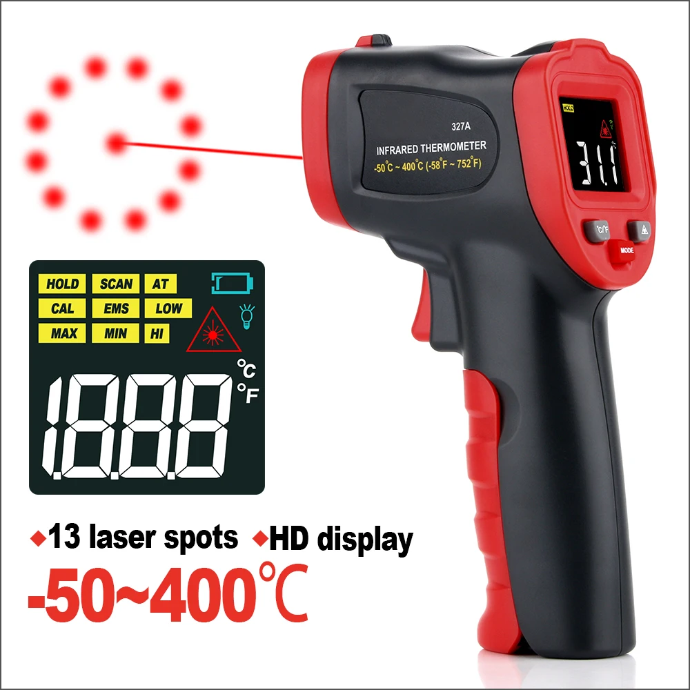 RZ Infrared Thermometer Non-Contact Temperature Meter  0-600C Handheld Digital I - £216.94 GBP