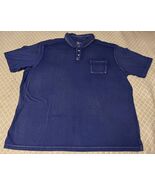 Tommy Bahama Blue Polo T-Shirt Mens Island Modern Fit Salt Water Heals B... - $516.15 MXN