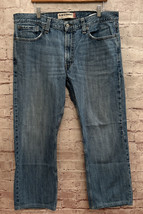 Levis 514 Jeans Mens 38 x 32 (28.5) Medium Wash Denim Slim Straight 100%... - £28.32 GBP