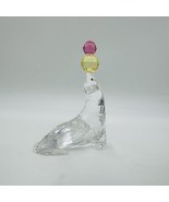 Swarovski Crystal Seal Figurine Playing with Balls Mint Rare Home Decor - £88.14 GBP