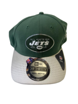 New Era Men's New York Jets 2015 Nfl Draft 39THIRTY Flex Hat SM-MD Green/White - £13.41 GBP