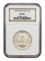 1934 50C Maryland NGC MS66 - £203.54 GBP
