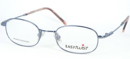 New Easytwist ET789 50 Satin Blue Eyeglasses Glasses Metal Frame 789 44-18-130mm - £26.48 GBP
