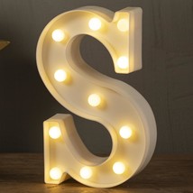 Light Up Letters Led Marquee Letters Lights Sign 26 Alphabet And 10 Number Big L - £13.56 GBP
