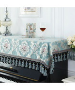 78x35inch Piano Anti-Dust Cover Dust Clean Fabric Cloth Elegant Piano Towel - £41.09 GBP