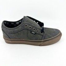 Vans Chukka Low (Washed) Black Gum Mens Size 7 Skate Sneakers - £36.04 GBP