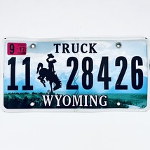 2017 United States Wyoming Park County Passenger License Plate 11 28426 - £12.98 GBP