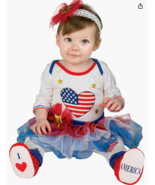 Halloween 4th July Halloween Baby Firecracker Comes w Jumper w Tutu, Leg... - $12.11
