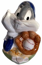 Warner Brothers BUGS BUNNY Acme Baseball Ceramic Cookie Jar Vintage 1993 - $62.94