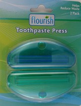 TOOTHPASTE PRESS TUBE SQUEEZE CLIPS Toothpaste Creams Ointments Adhesives 2/Pk - £2.36 GBP