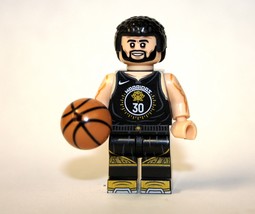 Stephen Curry Warriors Basketball Player Building Minifigure Bricks US - £5.61 GBP